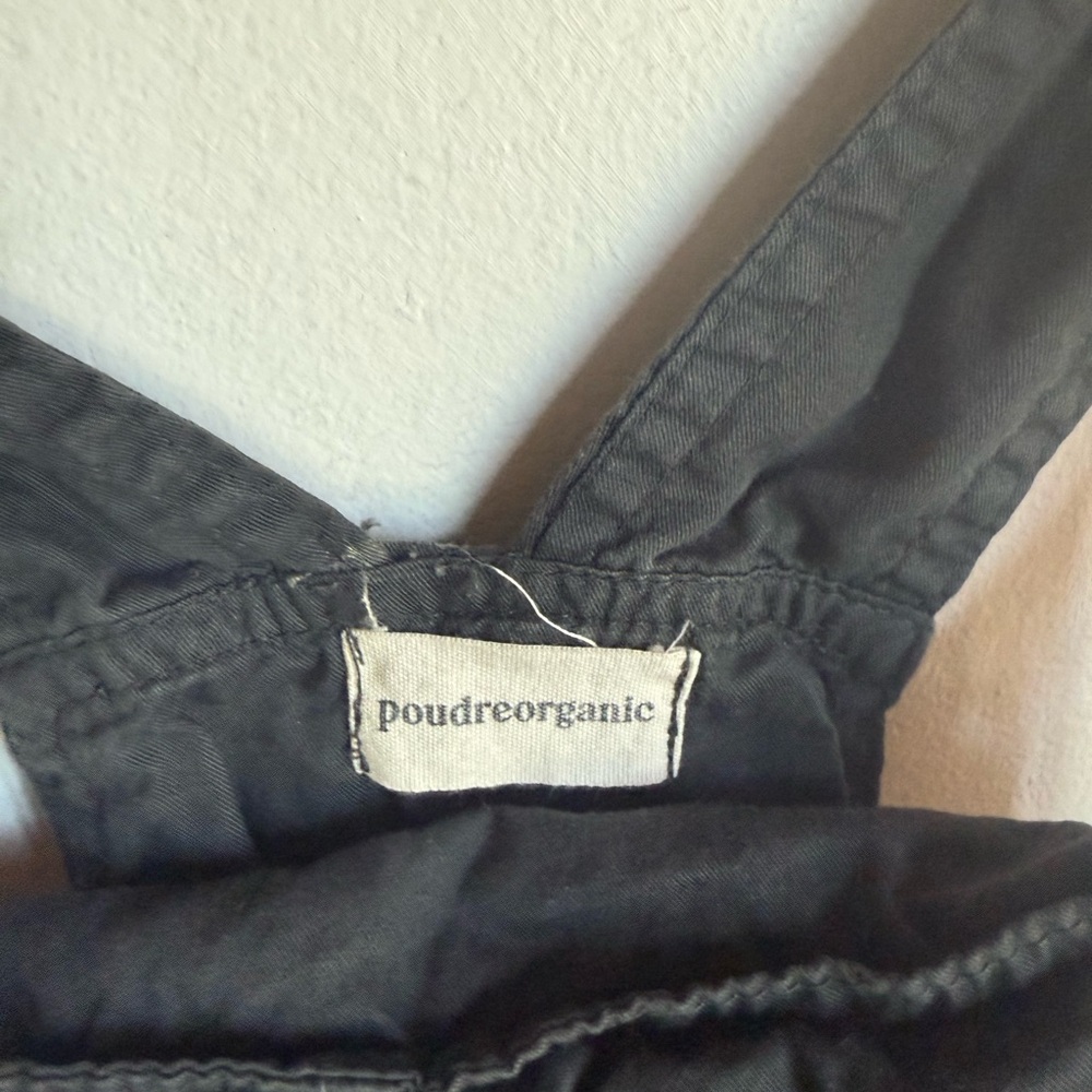 Poudre Organic Black Overalls